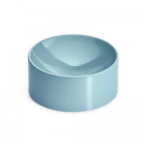Gamelle design pour chat couleur bleu lagon